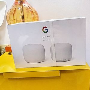Google Nest WiFi Router with 1 Point Smart Home System